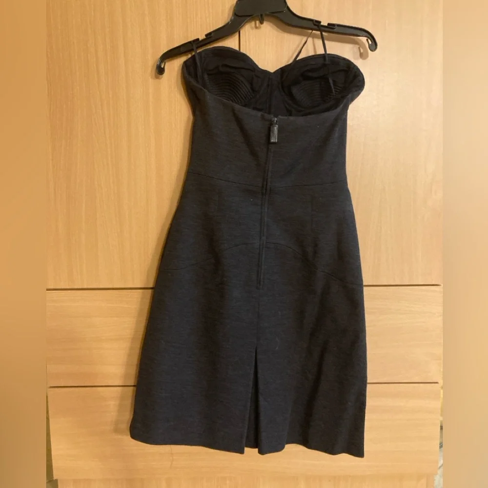 PRADA Sexy Strapless Wool Mini Dress - Picture 4 of 8